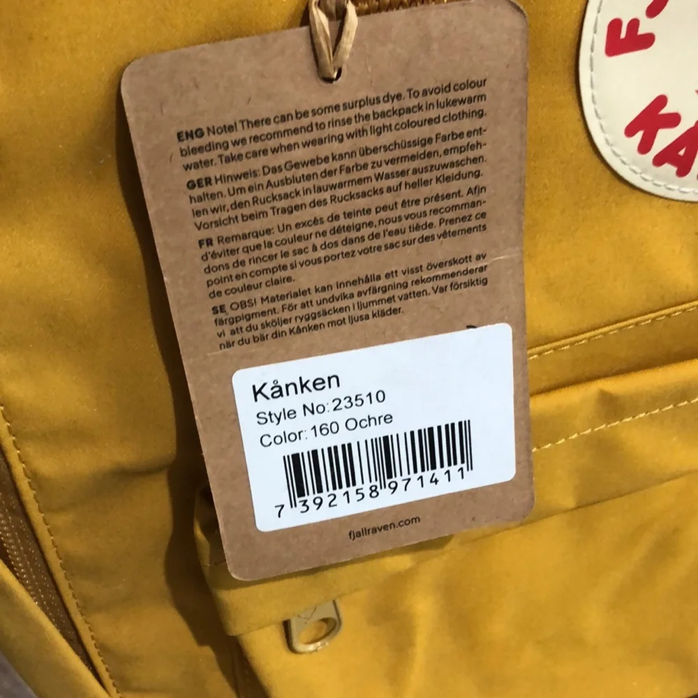 Fkallraven Kanken backpack Ochre - Picture 7 of 10